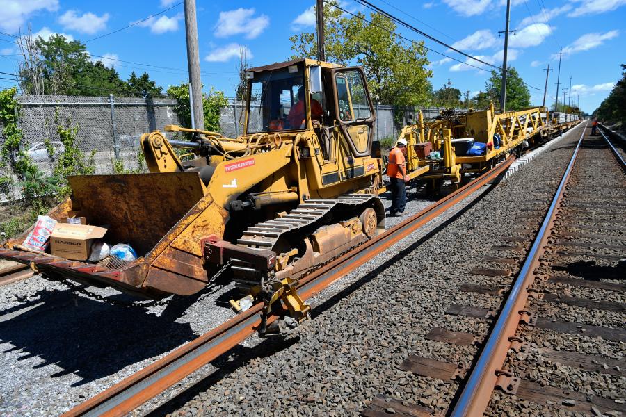 Darren McGee/Office of 
The double track project will be completed next summer — 16 months ahead of MTA’s planned schedule.
(Gov. Andrew M. Cuomo photo)