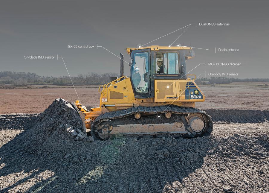 A development in the ongoing evolution of machine control technology, is Topcon Positioning Systems' introduction of its 3D-MCMAX integrated 3D dozer system.
