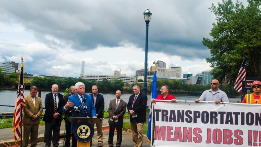 On Aug. 8, Rep. John B. Larson (CT-01) announced the America Wins Act, a $1 trillion proposal to rebuild the nation's crumbling infrastructure and to create millions of jobs for the middle class over the next decade.