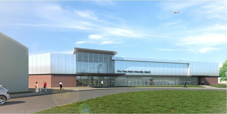 Ohio State is launching a $20 million project to update the university airport in central Ohio with a groundbreaking ceremony scheduled for Aug. 19.
(osuairport.org rendering photo)