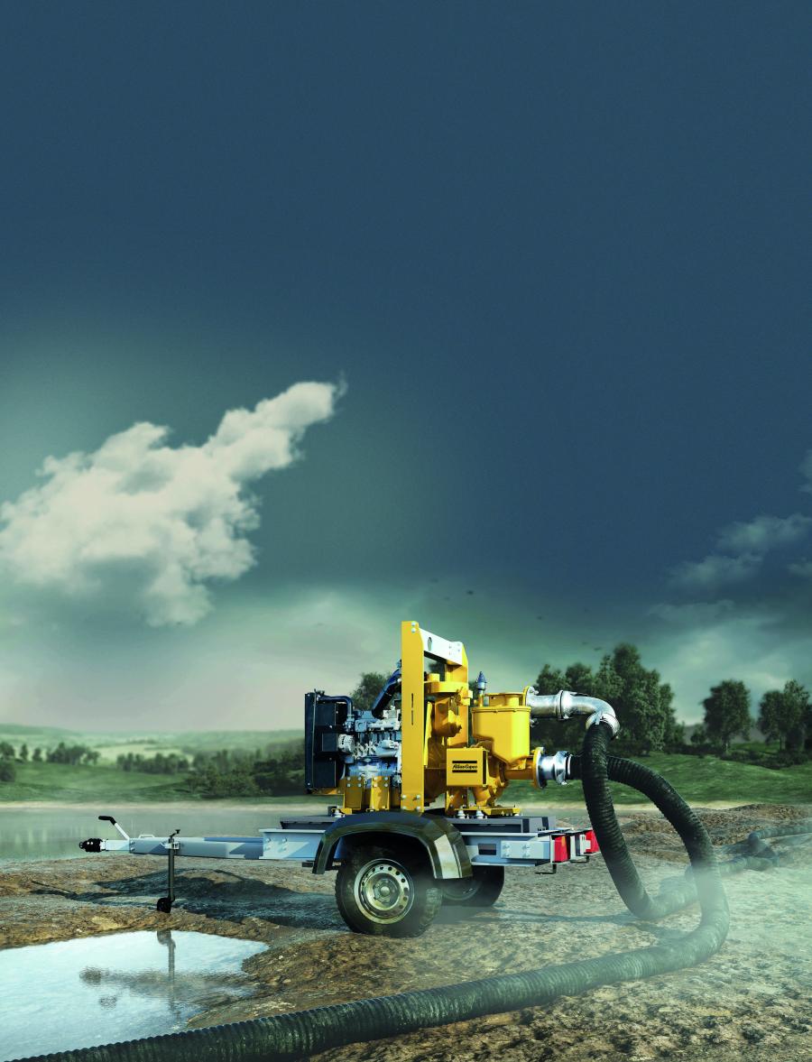 Atlas Copco's offering for the dewatering market is comprised of highly efficient wet and dry prime centrifugal pumps for construction, drainage and emergency applications, plus specialized models for wellpoint applications and pumping abrasive liquids and bentonite mud.