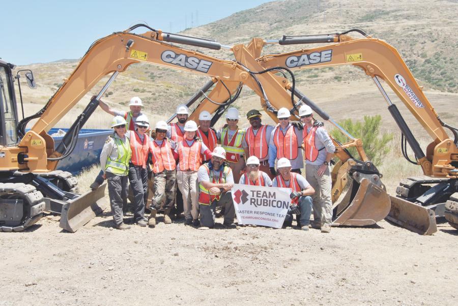 Case Construction Equipment, Sonsray Machinery, the U.S. Fish & Wildlife Service and Team Rubicon teamed up for a heavy equipment operator training and improvement project at the San Diego National Wildlife Refuge.