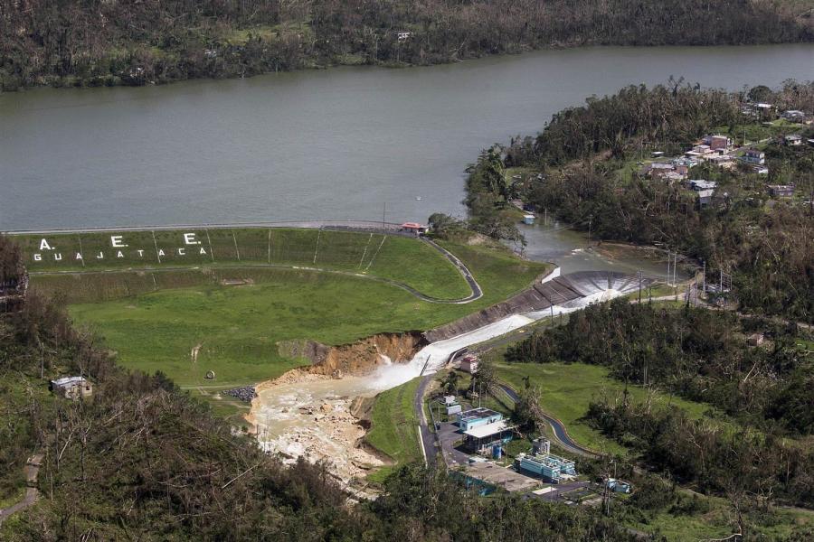 If the dam bursts, the area could see life-threatening flash floods, New Scientist reported.