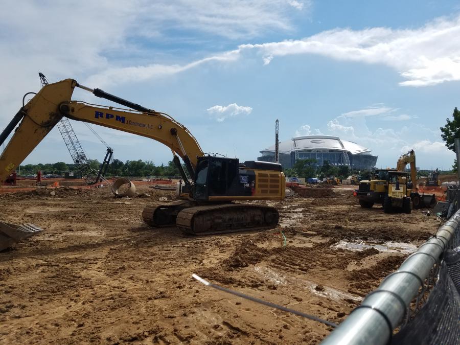 Globe Life Field, future home of the Texas Rangers is under construction in Arlington.
(Wikimedia Commons Jax 0677 photo)
