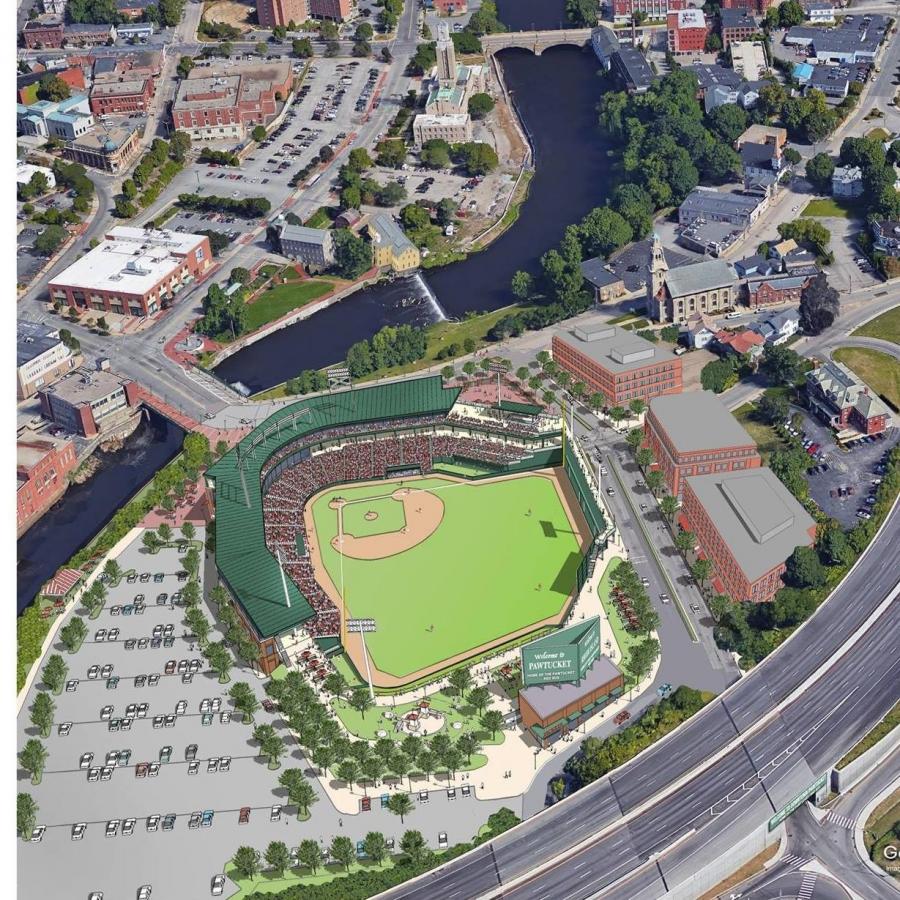 The Northern Rhode Island Chamber of Commerce voted unanimously to support the proposal for the Ballpark at Slater Mill.
(Pawtucket Red Sox photo)
