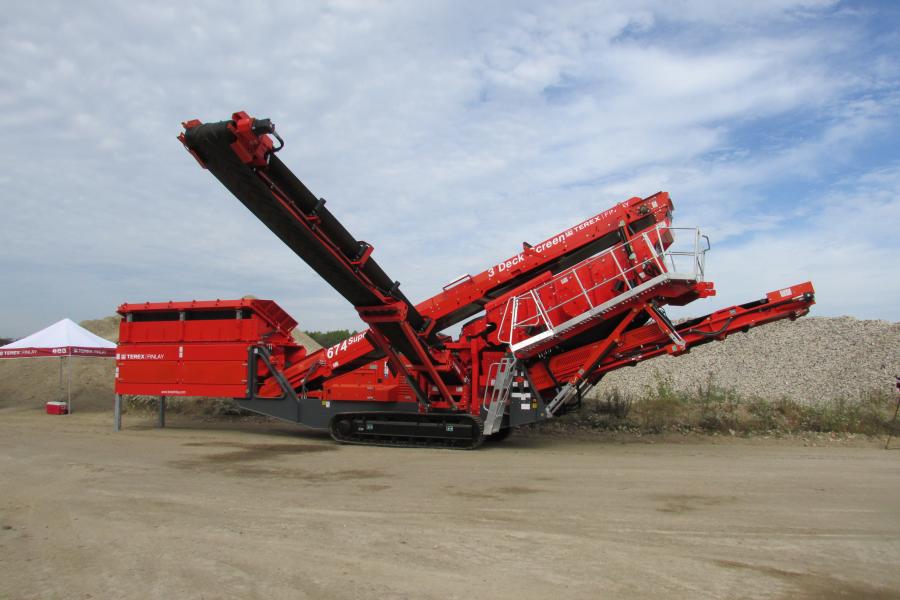 Terex Finlay’s 674 inclined screen.