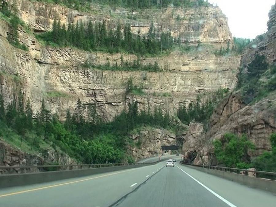 The Colorado Department of Transportation will begin installing monitors to improve highway utilization and safety on the Interstate 70 Glenwood Canyon corridor.
(Wikipedia photo)
