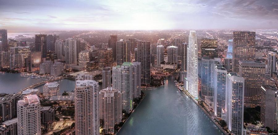 Aston Martin and global property developer G&G Business Developments have broken ground on Aston Martin Residences at 300 Biscayne Blvd. Way in Miami, confirming that construction of the 66-story luxury tower is set for completion in 2021.