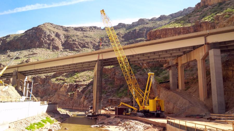 At Virgin River Bridge No. 6, crews replaced girders, decks and railings and widened the roadway.
(ADOT photo)