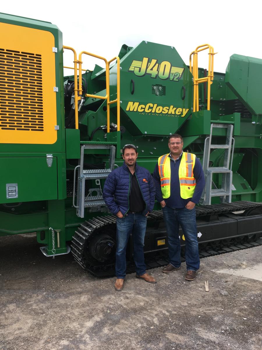Bison Iron is led by partners Emmet Holland and Liam Quinn, whose extensive crushing and screening experience in the aggregate industry will reinforce McCloskey’s representation.