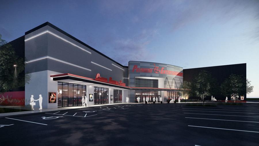 A rendering of the completed entertainment complex
(5G Studio rendering)