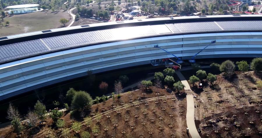 Putting on the finishing touches on this massive project could continue through Apple Park's first anniversary in February, Apple Insider reported.