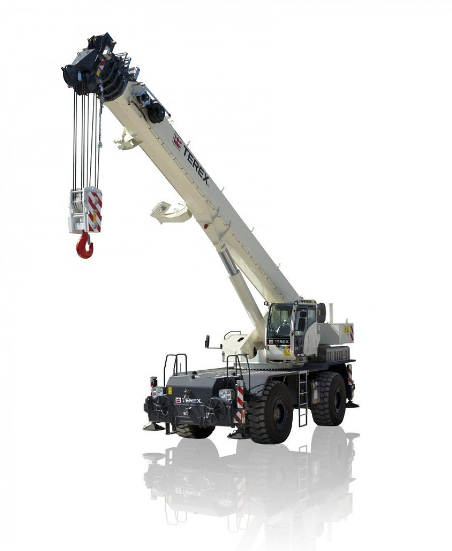 Vernazza Autogru's new Terex RT 90 cranes have a five-section hydraulic boom that stretches 47 m and multi-stage outriggers.