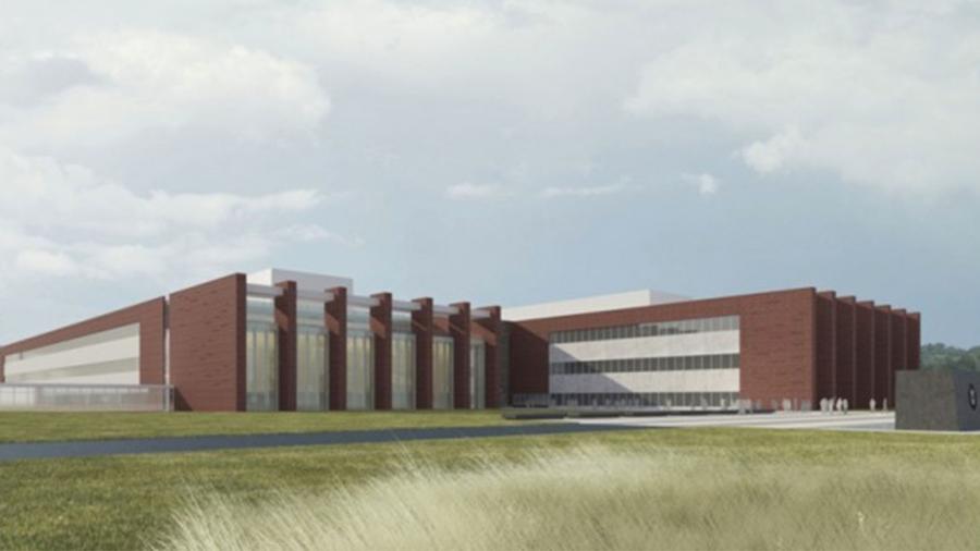 A rendering of the new facility.
