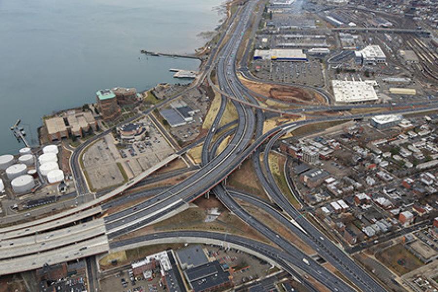 The team of O&G Industries and Tutor Perini Corporation won the National Asphalt Pavement Association's Quality in Construction Award for the reconstruction of I-95 / I-91 / Route 34 Interchange, known as Contract E.
(O&G Industries photo)