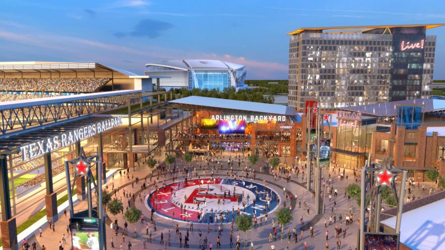 $250M Texas Live! on Schedule to Open This Year ...