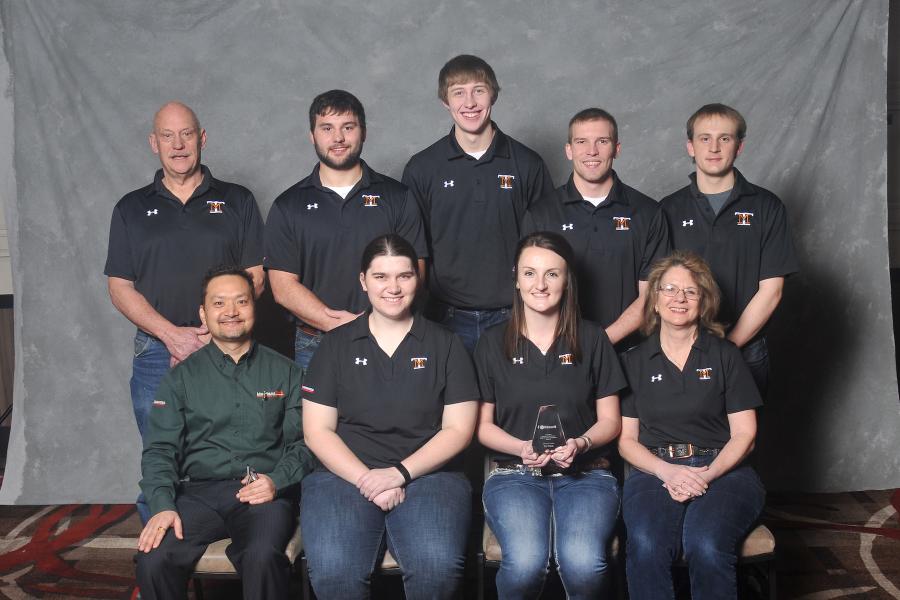 Montana Tech's  heavy civil team took home the third place trophy.
(Associated Schools of Construction photo)