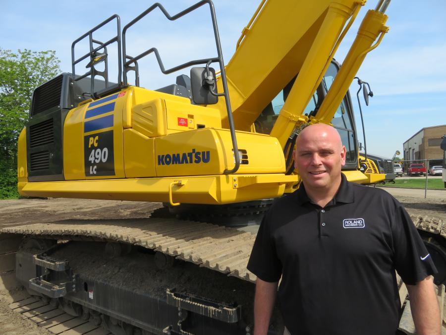 Dylan Thomas brings 22 years of experience to his new position as general manager, rental division, of Roland Machinery Co.