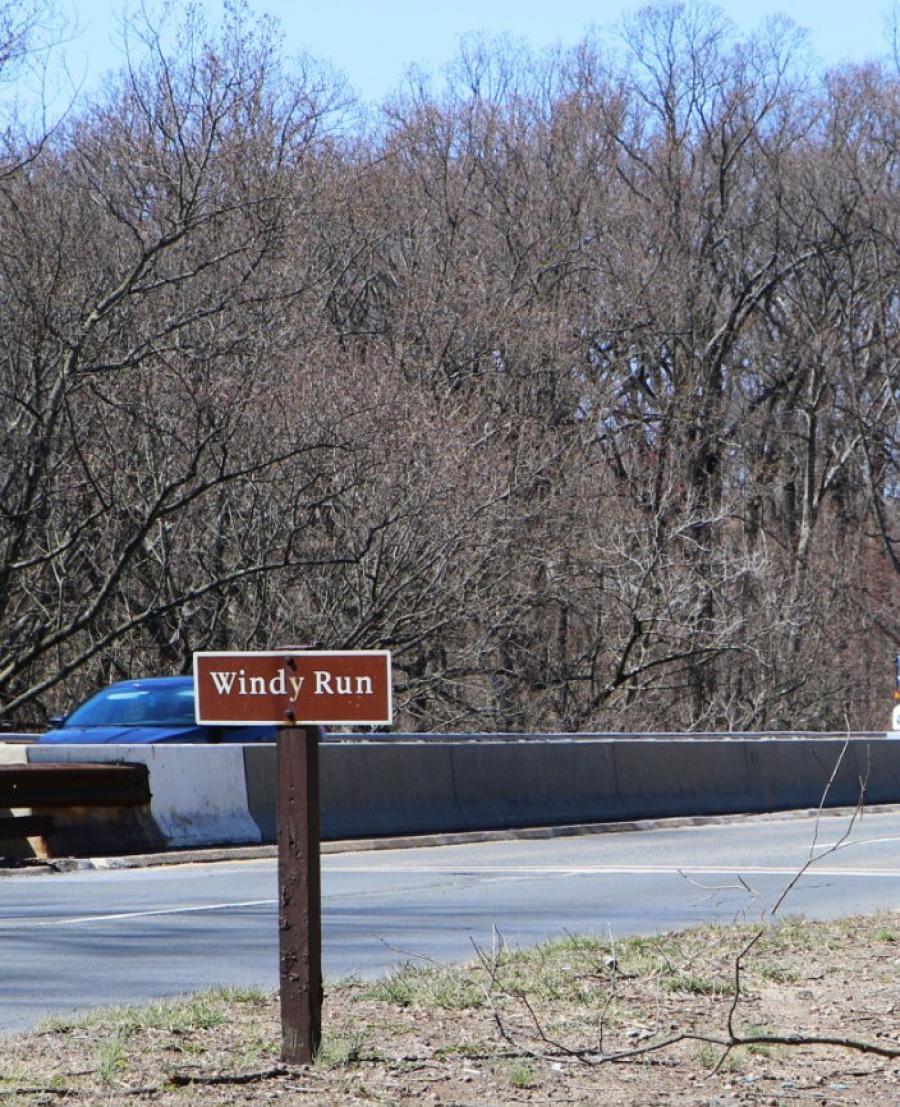 Noticeable construction work will begin June 11 on the bridge over Windy Run on the George Washington Memorial Parkway.
(National Park Service photo)