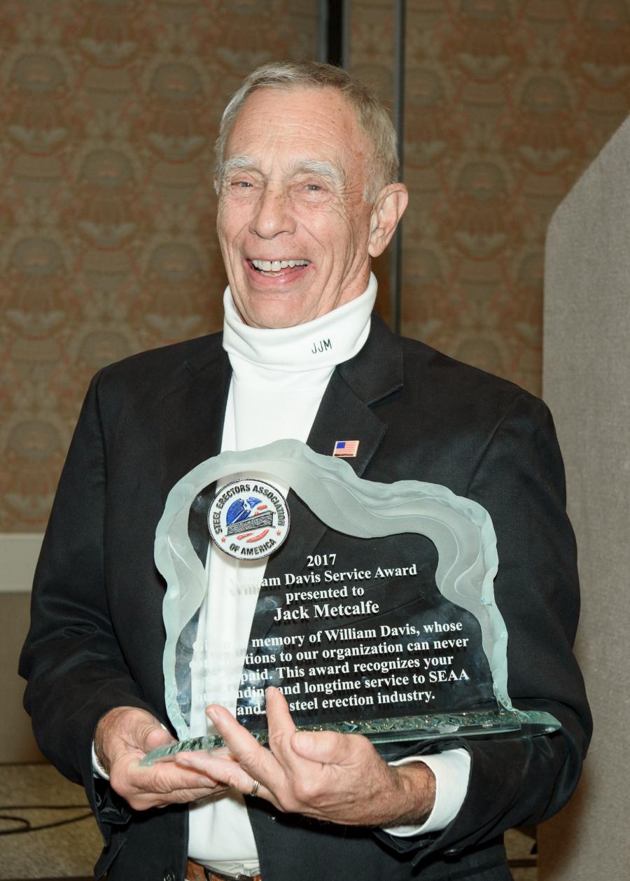 Jack Metcalfe, 2017 William Davis Service Award recipient.