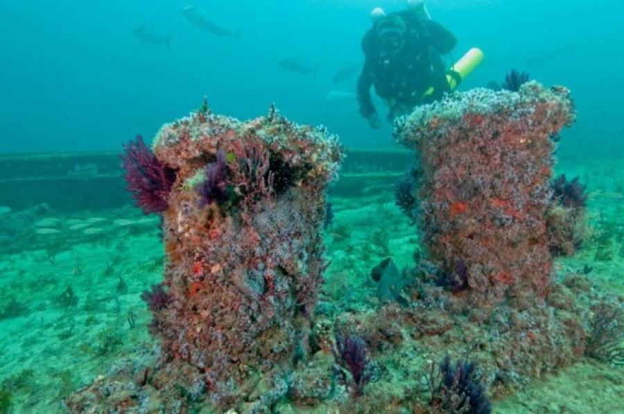 The North Carolina Division of Marine Fisheries awarded a two-year grant to the Outer Banks Anglers Club to help build an artificial reef.
(southernboating.com photo)