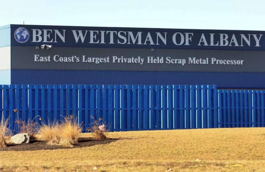 Ben Weitsman of Albany has begun work to add a scrap metal shredder at the facility located at 300 Smith Boulevard in the Port of Albany.
(timesunion.com photo)