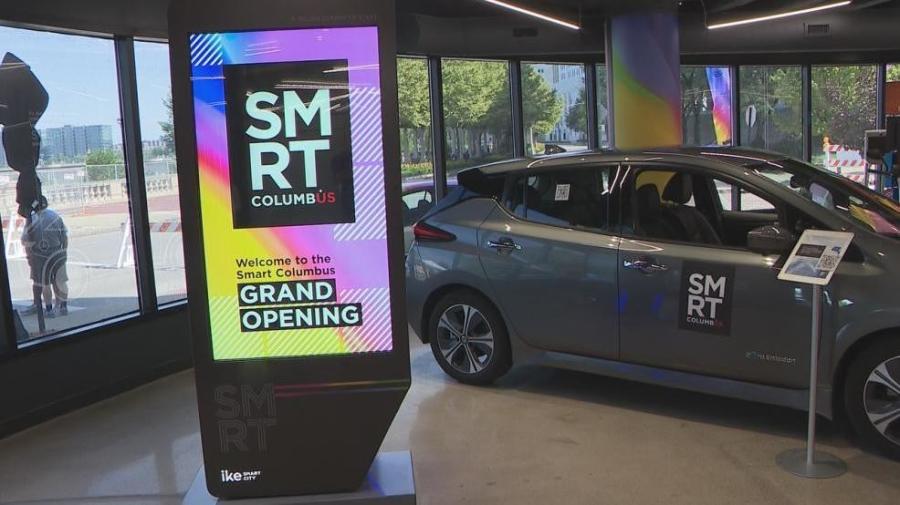 The Smart Columbus Experience Center opened to the public June 30.
(WSYX/WTTE photo)