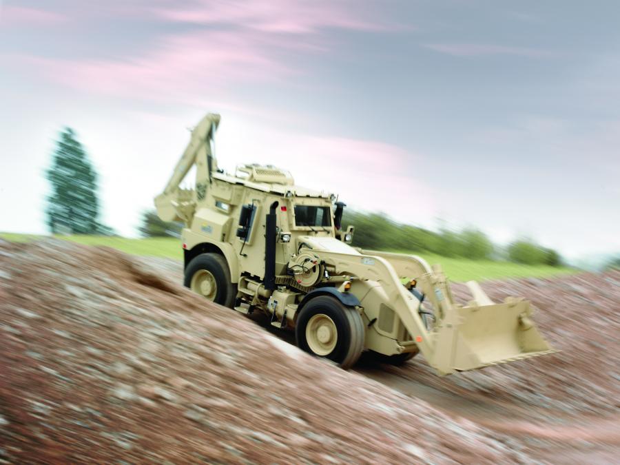 JCB has delivered more than 900 high mobility engineer excavators (HMEEs) to the U.S. Army and a further 80 HMEEs to nine allied militaries around the world. 