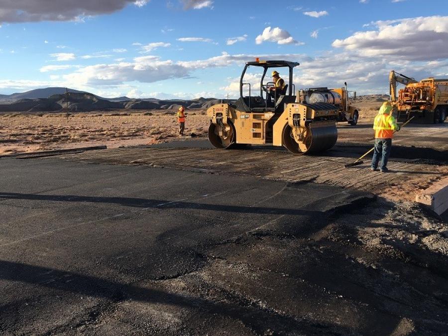 ADOT crews excavated the damaged areas; hauled in and compacted 500 cu. yds. of material to restore the roadway’s base; and put down 120 tons of asphalt pavement.
(ADOT photo)