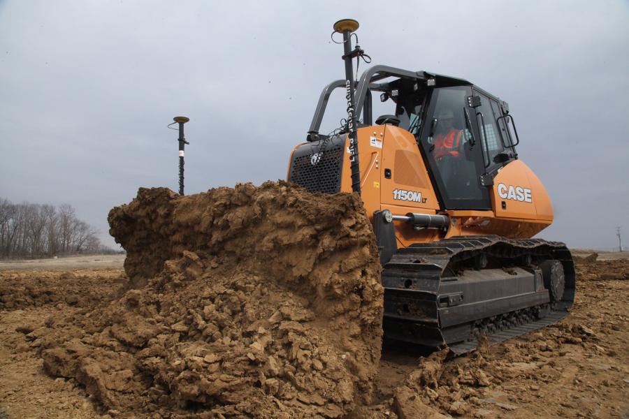 Case universal machine control provides a universal harness for blade guidance systems, universal machine brackets and mounts, and universal jumpers to integrate any industry solution into each dozer.