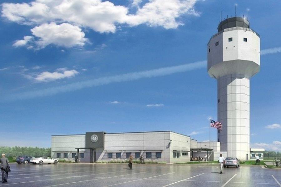 The new tower will allow air traffic controllers to manage flights safely and efficiently at North Carolina's third busiest airport.