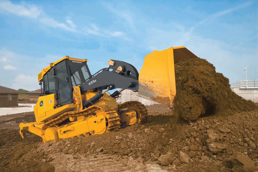 Because of its mobility, a crawler loader can be more versatile than a hydraulic excavator, said Chris Schaub, product consultant of crawlers at John Deere Construction and Forestry.