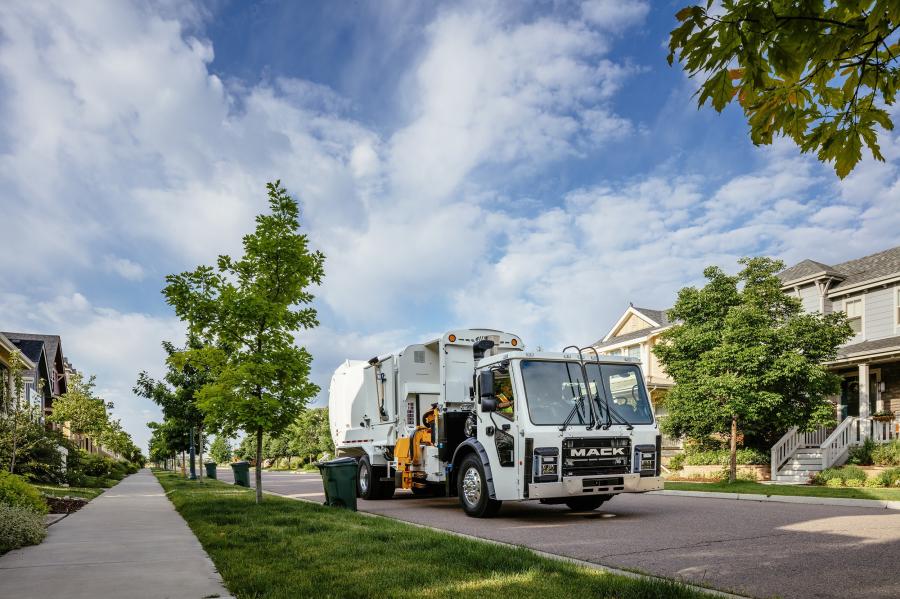 Mack Trucks’ leading refuse vehicle, the Mack LR model, now offers improved safety and driver productivity features for its customers. Mack made the announcement at Canadian Waste and Recycling Expo, Oct. 24 to 25 at the Enercare Center, Toronto.