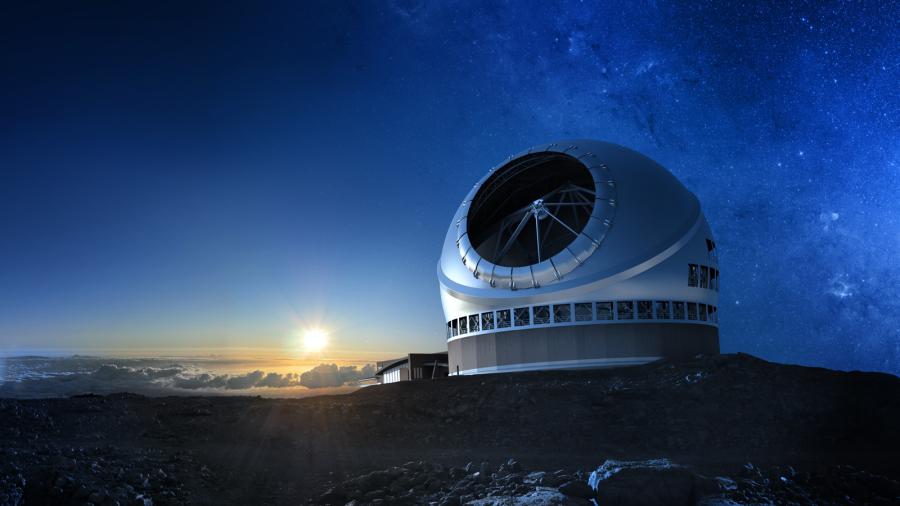A group of universities in California and Canada make up the telescope company, with partners from China, India and Japan. The instrument’s primary mirror would measure 98 ft. in diameter. Compared with the largest existing visible-light telescope in the world, it would be three times as wide, with nine times more area. (Photo Credit: tmt.org)