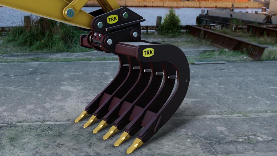 TRK offers the thickest shanks in the industry for rakes, negating the need for gussets, so nothing will impede the flow of material between the shanks, according to the manufacturer.