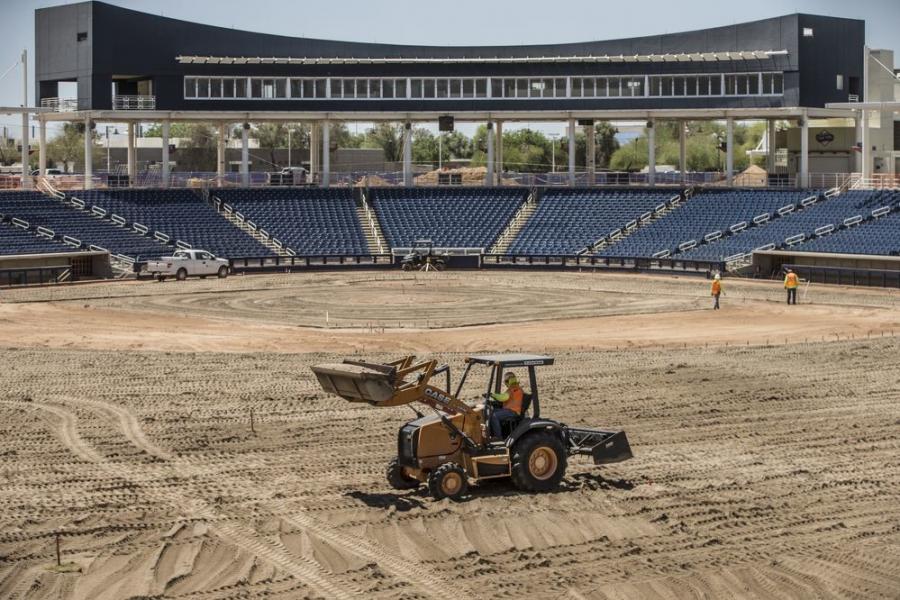 The city of Phoenix will allocate $2 million per year over the next five years and the Arizona Sports and Tourism Authority will contribute about $5.7 million.
(Milwaukee Brewers Baseball Club photo)