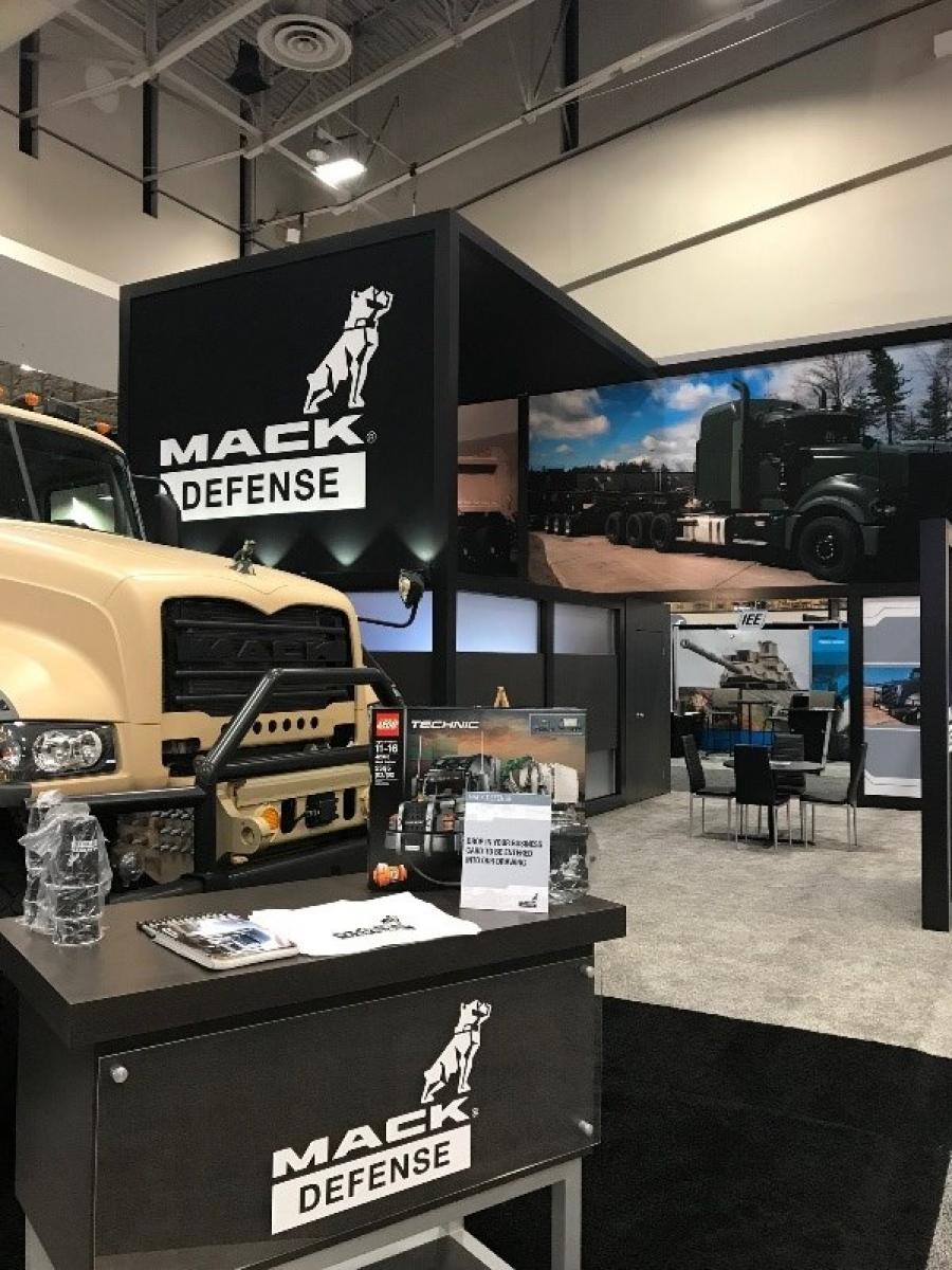 Mack Defense recently showcased the Mack Granite-based M917A3 Heavy Dump Truck at the Association of United States Army 2018 show.