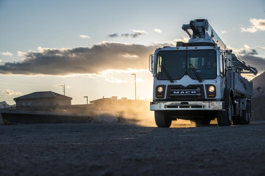 Mack Trucks’ will have six truck models on display — including two Mack TerraPro concrete pumper models — in Mack booth C5103 at World of Concrete 2019, Jan. 22 to 25 at the Las Vegas Convention Center.