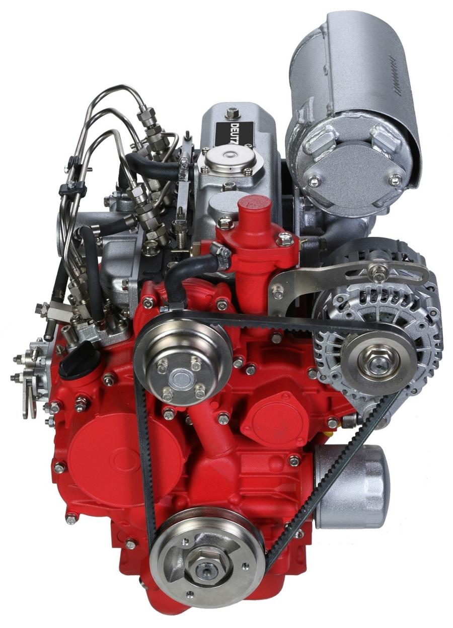 The new D1.2 (shown) and D1.7 engines from Deutz are  simple, cost-effective, mechanical engines that meet the latest emissions regulations both in North America and in the EU.