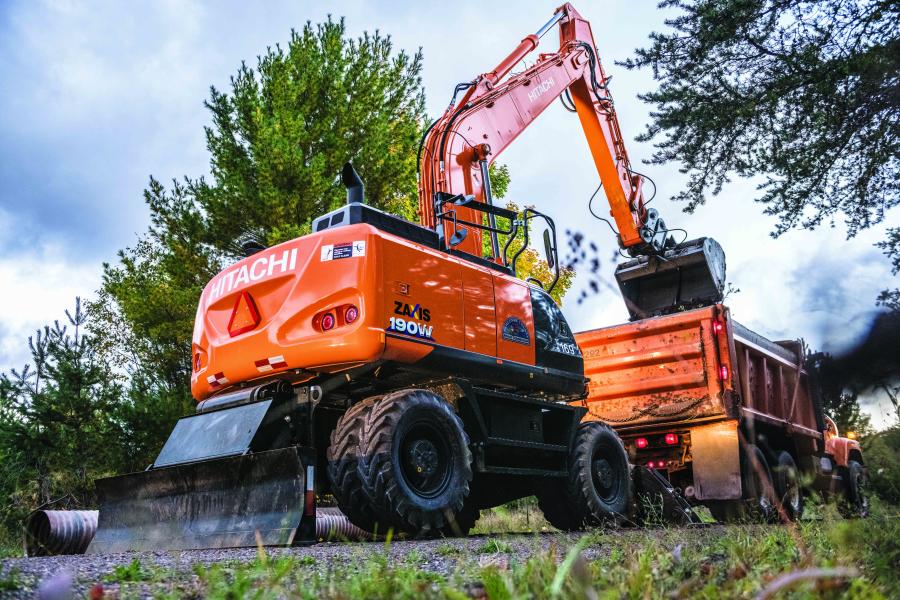 The ZX190W-6 has tackled a variety of tasks for the Keweenaw County Road Commission since its delivery in spring 2018.