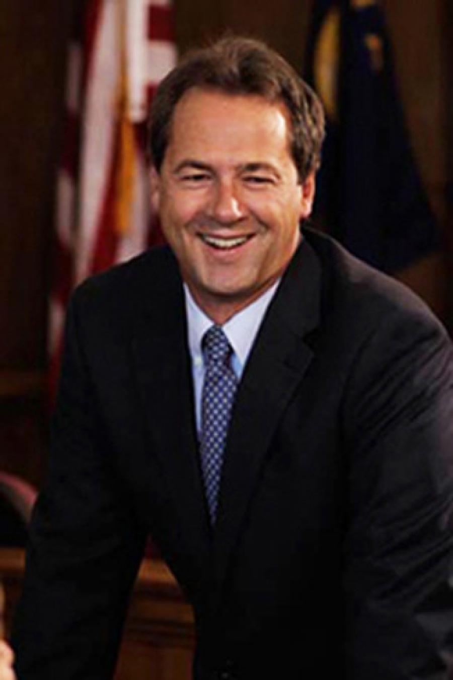 Gov. Steve Bullock urged the Legislature to pass the $290 million infrastructure package that includes $160 million in bonds for capital projects. 
(mt.gov photo)