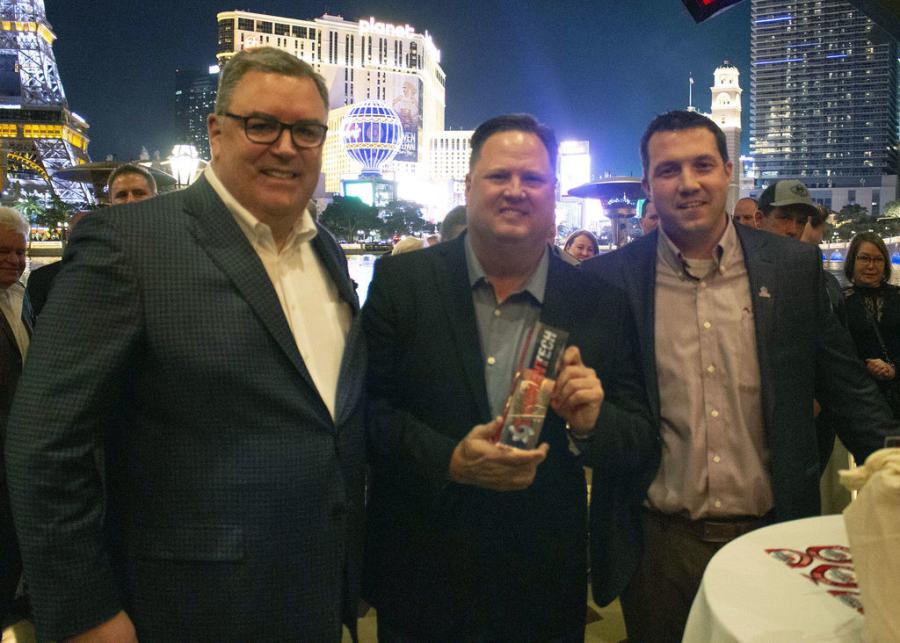(L to R) Connor Deering, president at Cemen Tech; Jeff Roberts, regional sales manager, at Linder; Mark Rinehart, director, Sales & Marketing at Cemen Tech