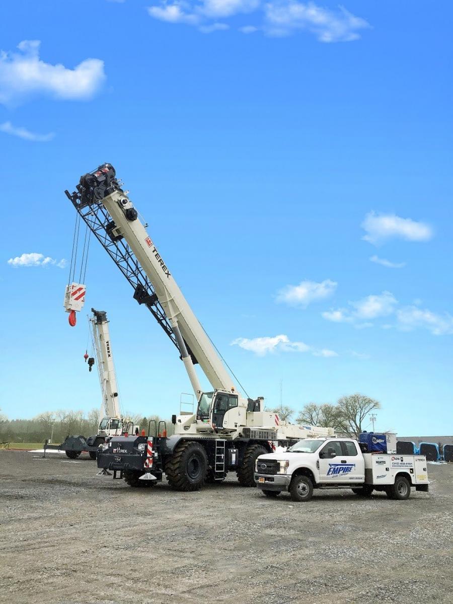According to the team at Empire Crane, the new RT 100US incorporates many new crane features that will help crews increase productivity while working safely and efficiently. A few of the crane’s features include the IC-1 control system with integrated diagnostics, an ergonomic cab with 18-degree tilt and three boom modes.