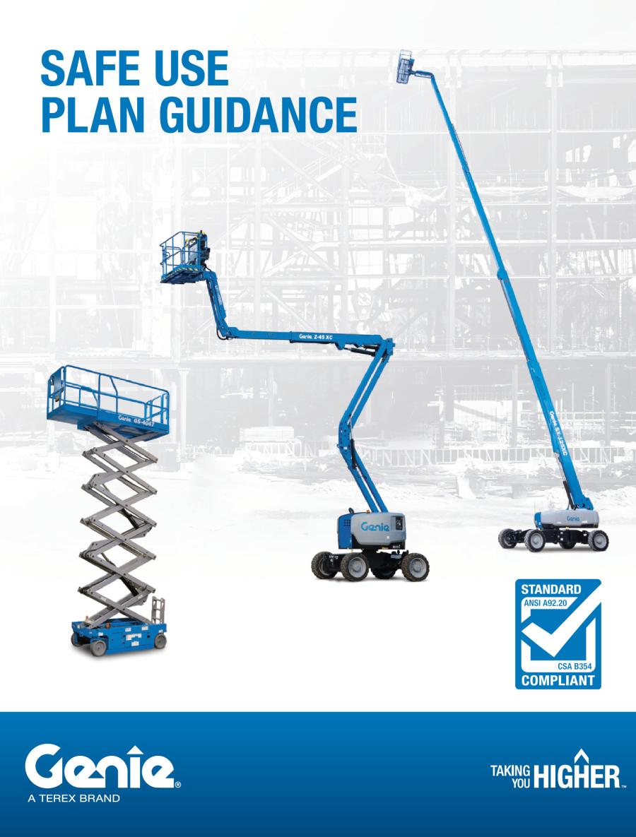 The new Genie “Safe Use Plan Guidance” whitepaper provides tips for creating a safe use plan when operating MEWPs.