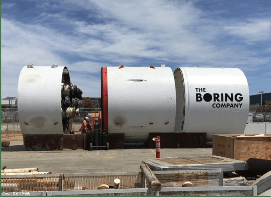 The Boring Company photo
The California-based Boring Company is proposing to build a privately-funded underground high-speed train-like tunnel facility to help alleviate traffic congestion between Washington, D.C., and Baltimore, Md.
