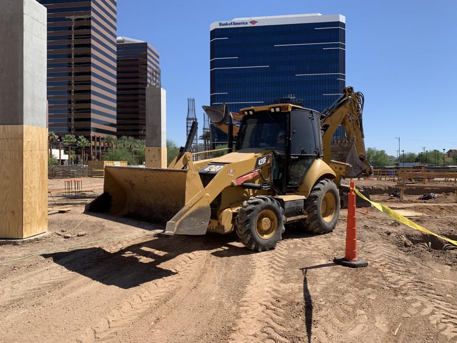 The site selected for the new campus previously served as a parking lot. Demolition was required to remove the lot, as well as the light fixtures, minor landscaping and an old monument sign.
(Oakland Construction photo)