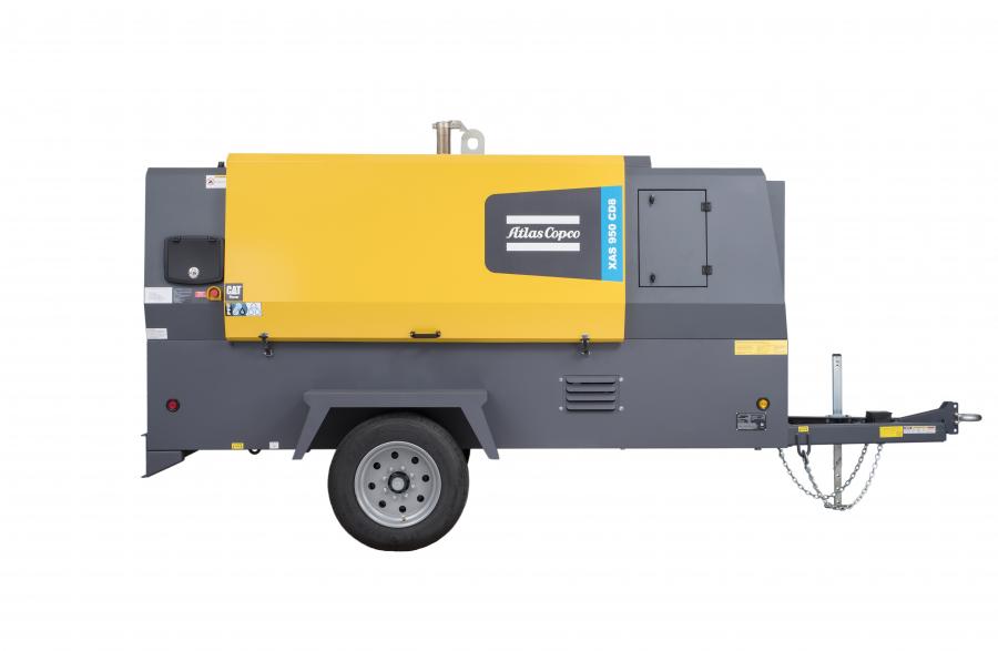 The XAS 950 has variable flow and pressure settings through the PACE technology. This results in a wide range of pressure and flow settings such as: 950 CFM at 100 psi, 900 CFM at 150 psi and 750 CFM at 200 psi.