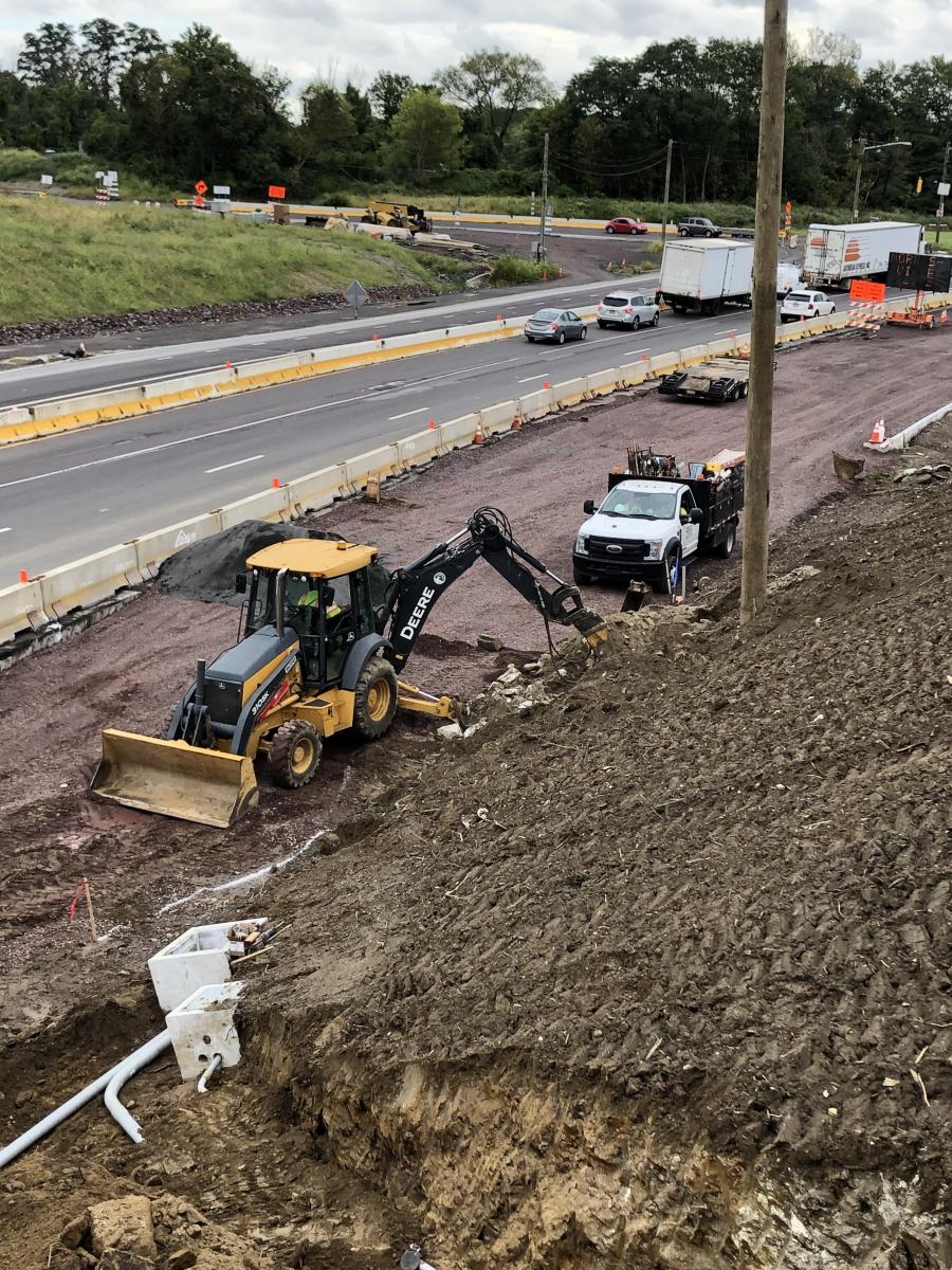 In Bucks County, Pa., construction continues on the four-year, $97-million U.S. 1 Improvement Project in Bensalem Township.