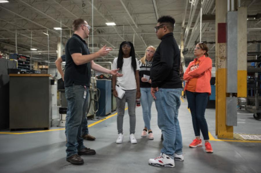 Manufacturing Day was held on Oct. 2 for approximately 40 students from nearby Jackson County Schools and Lanier Technical College.
(mfgday.com photo)