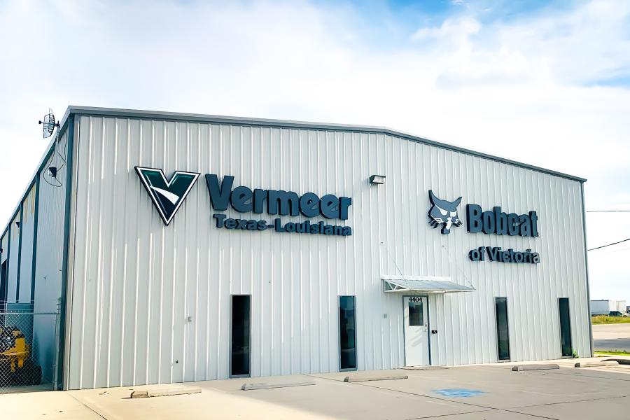 Located on the south side of Victoria at 4404 US Highway 59 N, the branch offers equipment sales and rentals, parts and service for Vermeer and Bobcat construction equipment.